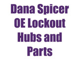 Dana Spicer OE Lockout Hubs, Parts 77-91 D60